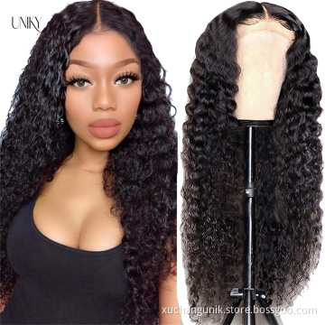 Wholesale Mink Lace Front Wig Vendor Unprocessed Peruvian Hair Virgin Cuticle Aligned Human Hair Frontal 360 Lace Wig Deep Wave